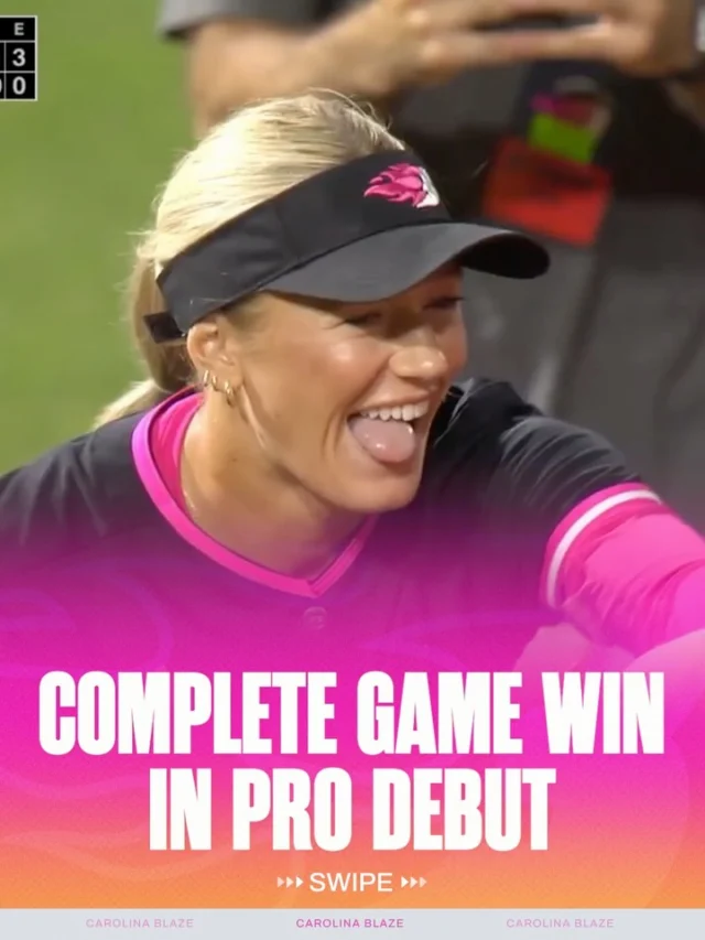 a tally in the win column for KP ð
Carolina Blaze secure the run-rule victory and the series win over the Portland Cascade!