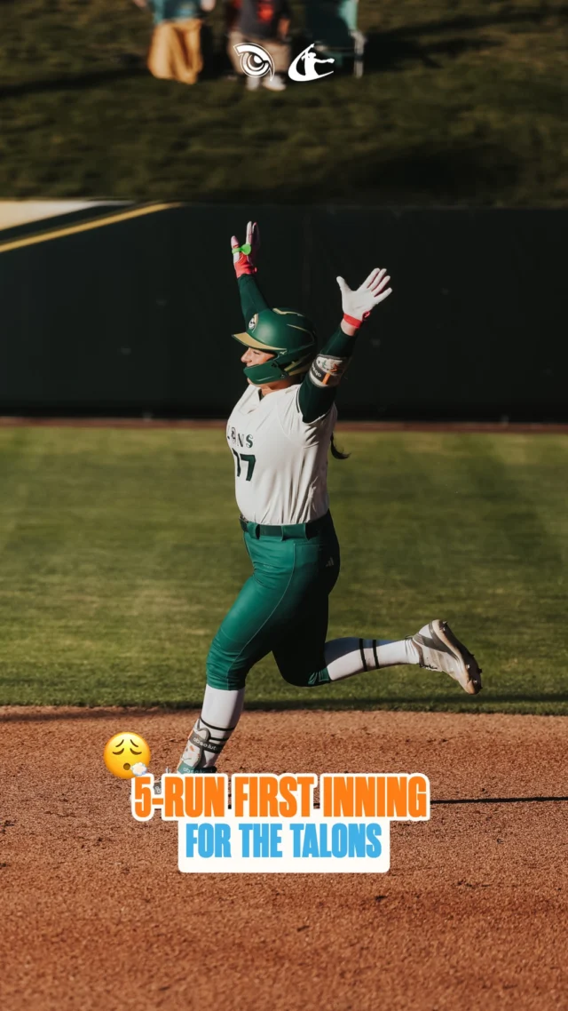 5 RUNS IN THE FIRST ð®âð¨
what a way to retake the lead for the Talons!
