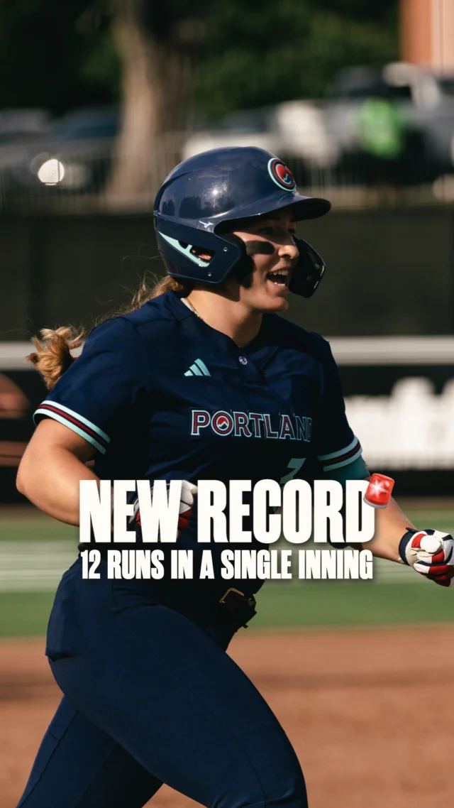 A TWELVE RUN INNING ð³
the Portland Cascade set a new AUSL record for runs scored in a single inning!