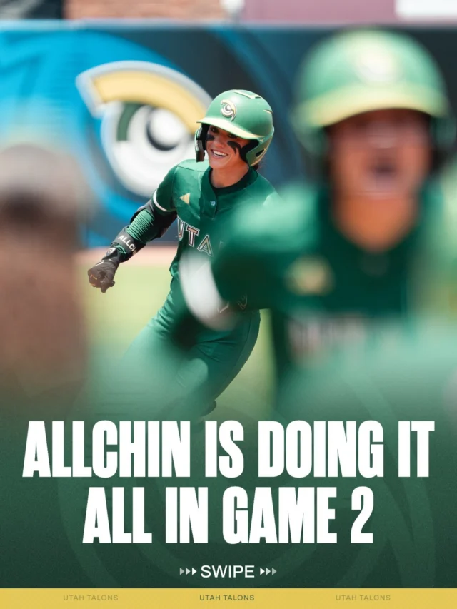 a 2-run homer, RBI double, and a couple of great defensive catches for the Utah left fielder ð
ðº ESPN