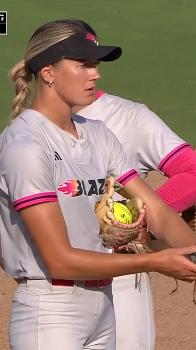 unreal levels of toughness ð¤¯
after getting hit with a line drive, Karlyn Pickens stayed in the game and continued to pitch