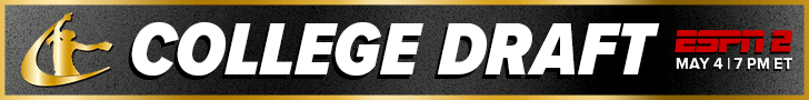 AUSL College Draft on ESPN2 on May 4, 2026, at 7 p.m. ET